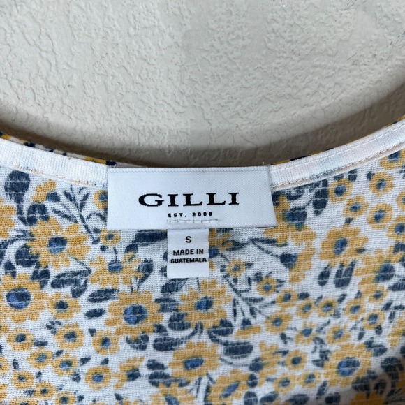 GILLI Women's Floral Print Fit & Flare Sundress Sleeveless Multicolor Size Small - Picture 6 of 11
